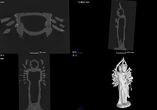 仏像の非破壊検査