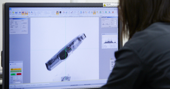 装置見学・実機でのテストスキャン可能