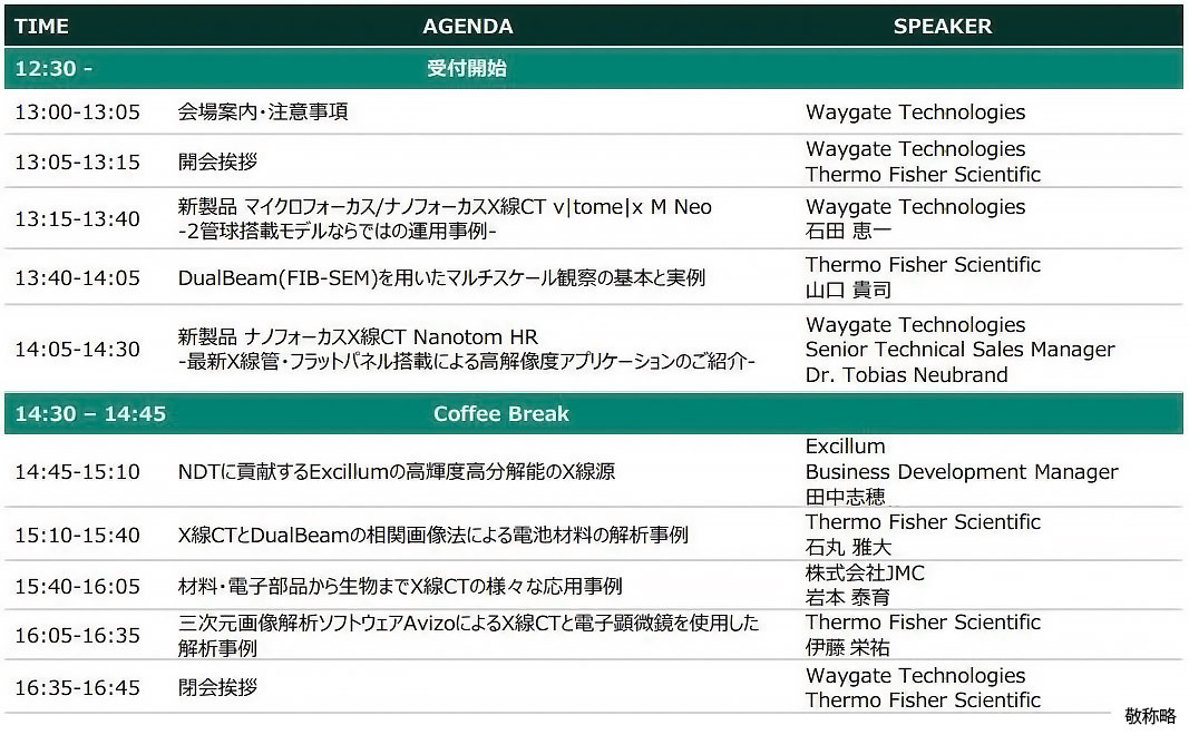 高解像度産業用X線CT&電子顕微鏡セミナー 登壇のお知らせ（6月3日 / AP秋葉原）